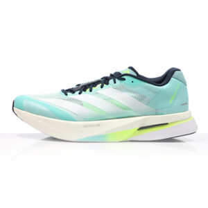 adidas Adizero Boston 13 Men's Running Shoe - Flash Aqua/White/Lucid Lemon