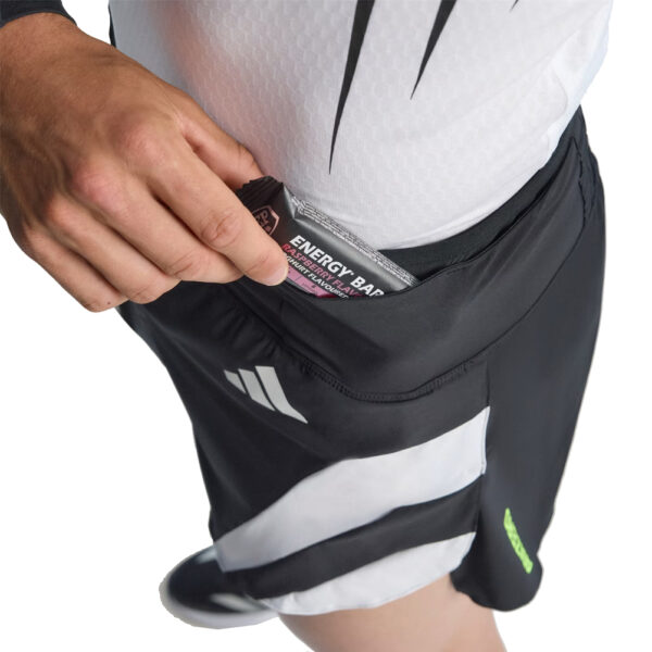 Adidas Adizero Archive Men's Running Short - Black - Image 8
