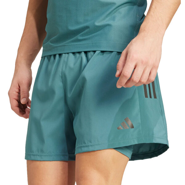 Adidas Own The Run 2in1 Men's Running Short - Preloved Teal - Image 2
