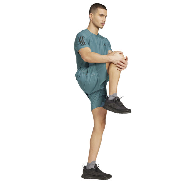 Adidas Own The Run 2in1 Men's Running Short - Preloved Teal - Image 4